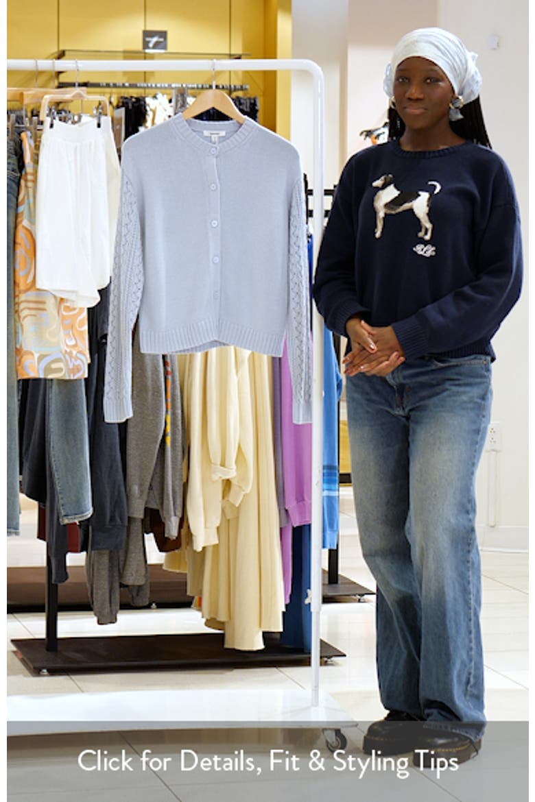 Gracie Cable Stitch Sleeve Cardigan video
