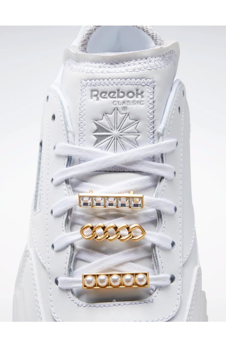 Reebok Club C Cardi Platform Sneaker, Alternate, color, White/ White/ White