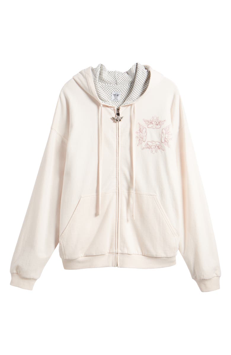 BOYS LIE Without Him Zip Graphic Hoodie, Alternate, color, 