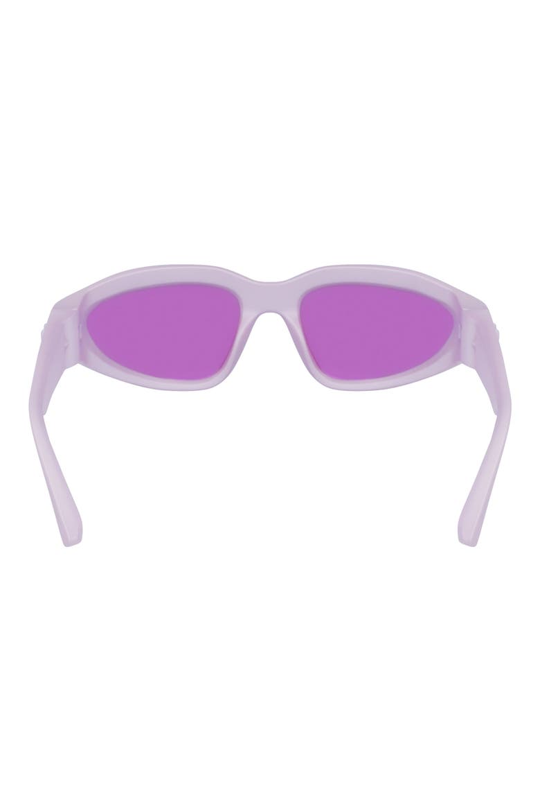 69mm Shield Sunglasses, Alternate, color, METALLIC LILAC