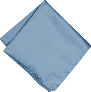 Brooklyn Brigade Men's Solid Satin Pocket Square