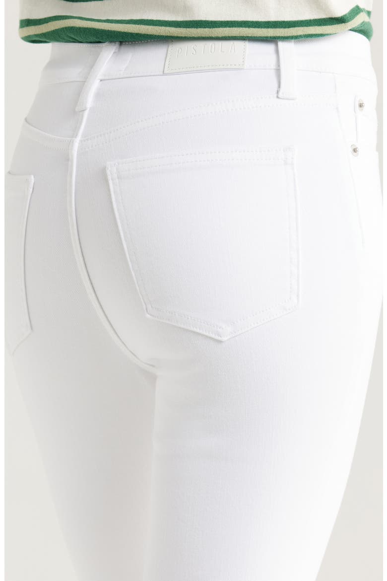 Petite Lennon High Waist Ankle Bootcut Jeans, Alternate, color, VIVID WHITE