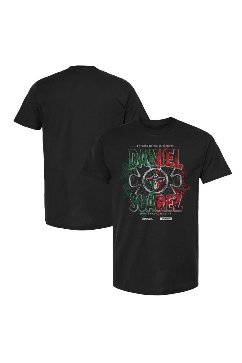 Men's Trackhouse Racing Team Collection Black Daniel Suarez Mexico Heritage T-Shirt, Alternate, color, Black