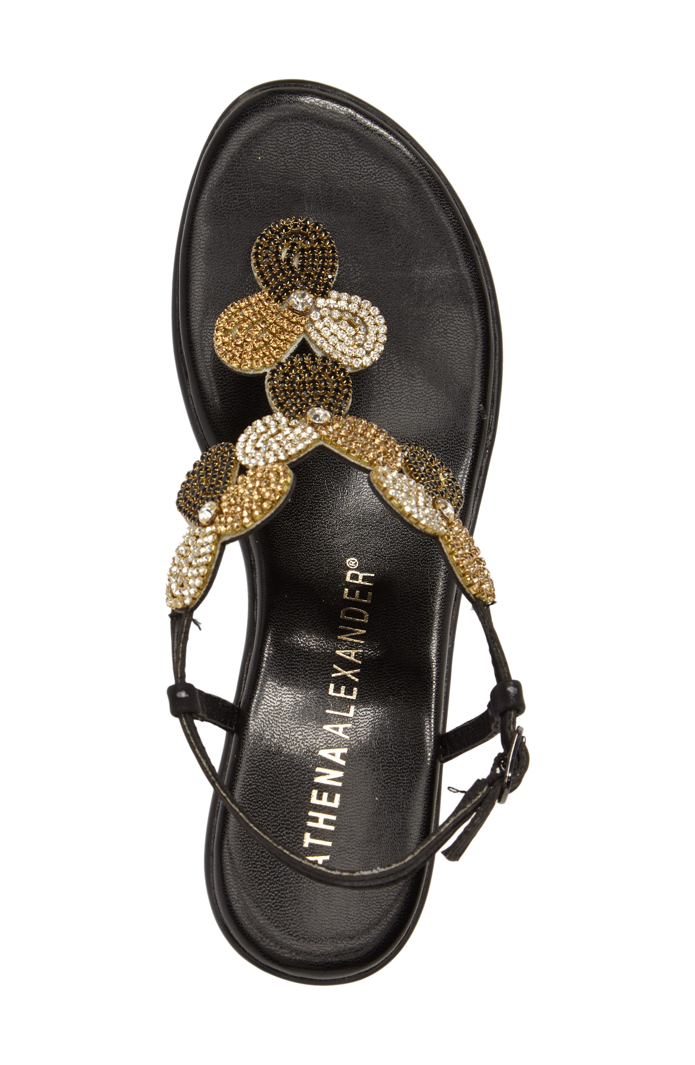 Athena Alexander Lux Demi Wedge Sandal, Alternate, color, 