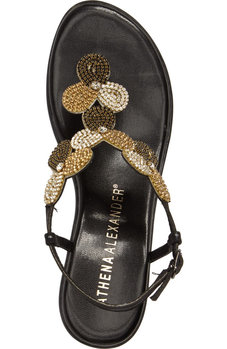 Athena Alexander Lux Demi Wedge Sandal, Alternate, color,