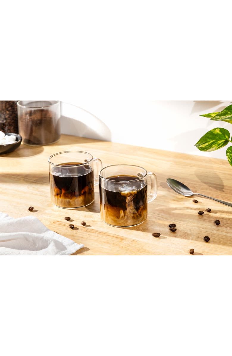Core Home Clear Glass French Press 3-Piece Set, Alternate, color, Clear