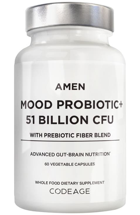 Amen Mood Probiotic 51 Billion CFUs + Prebiotics Supplement