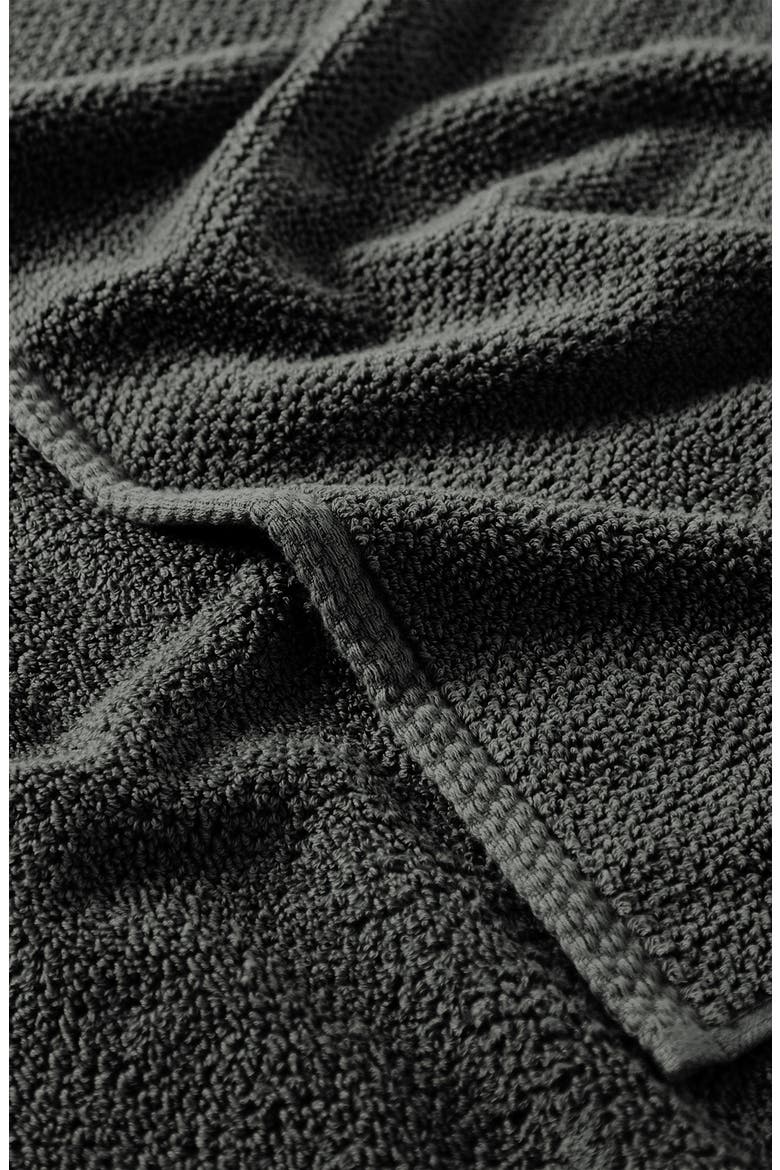 Cotton 6-Piece Textured Towel Set, Alternate, color, MIDNIGHT
