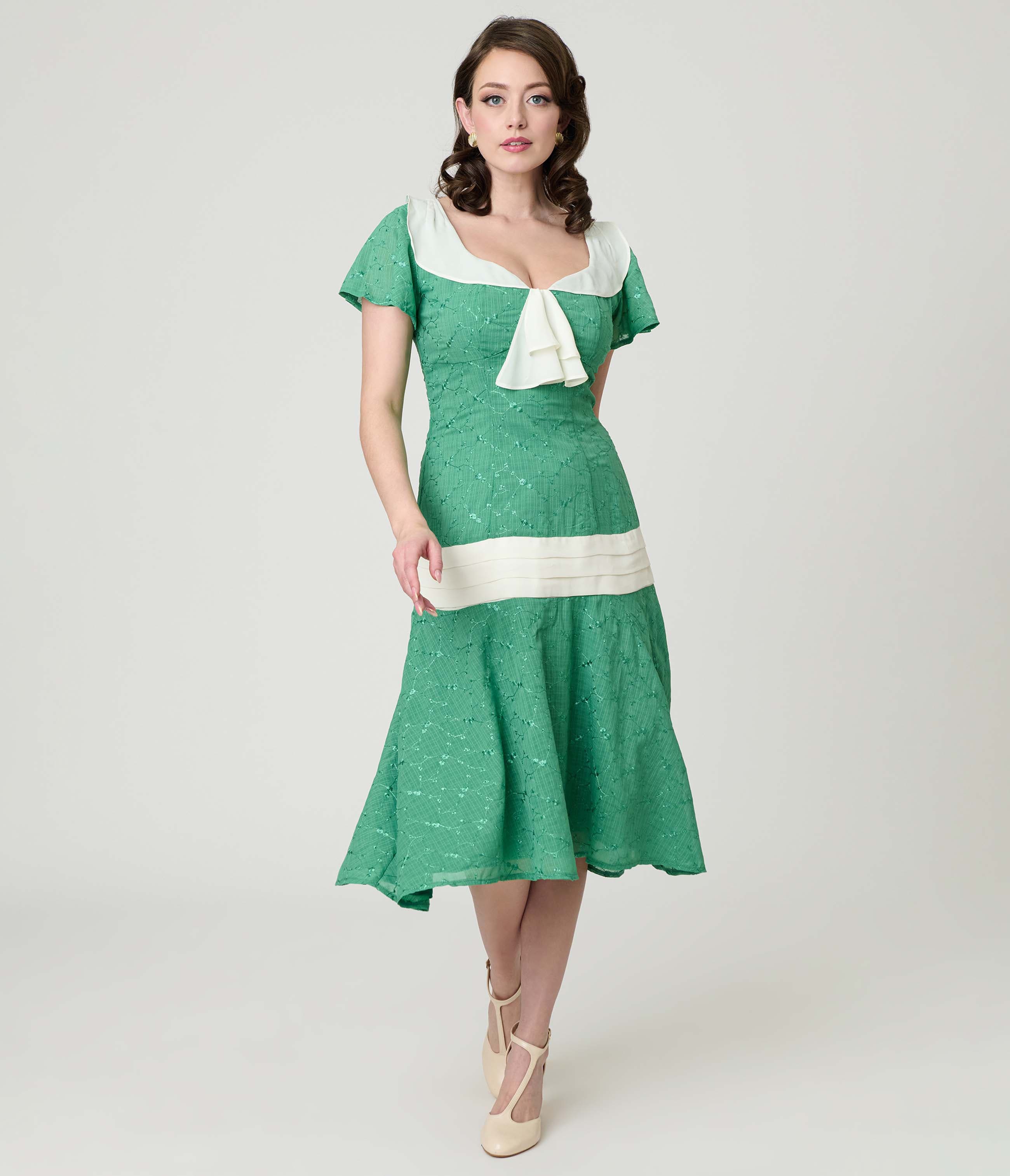 selected Green W/Embroidery