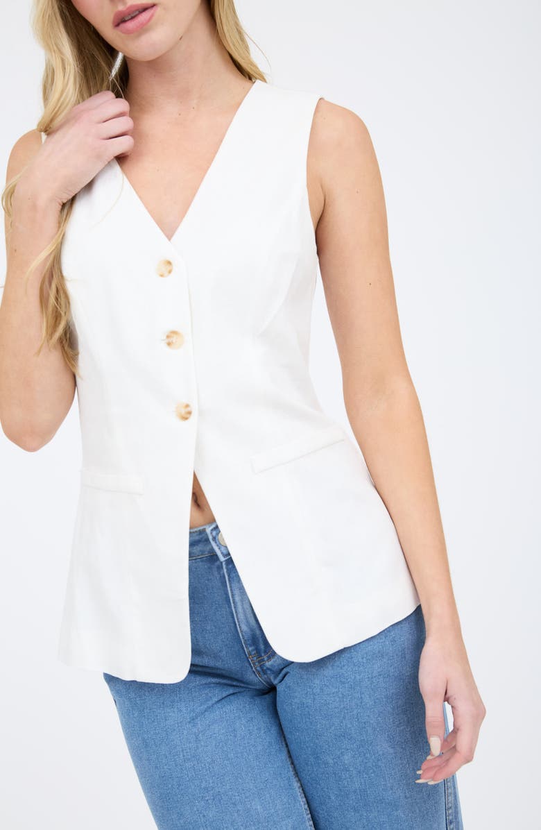 Blu Pepper Longline Vest, Alternate, color,