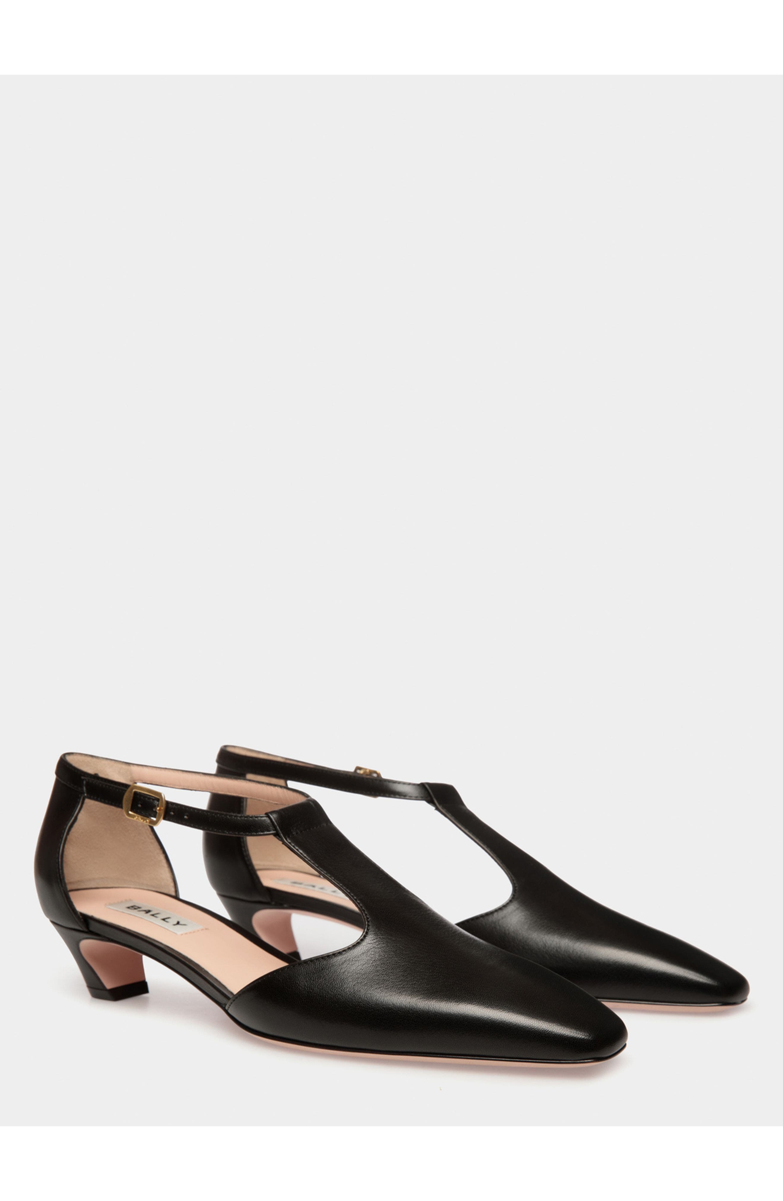 Bally Sylt Pump in Leather, Alternate, color, 