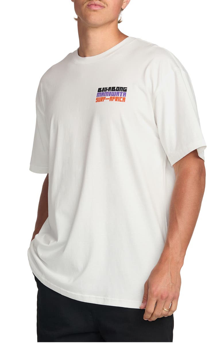 Billabong x Mami Wata Oversize Time Before Memory Graphic T-Shirt, Alternate, color, Off White