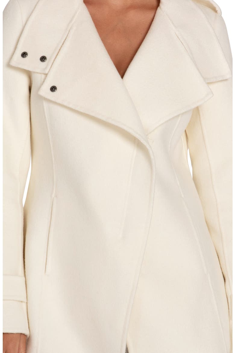 Bad Girl Wool Blend Moto Coat, Alternate, color, Cream