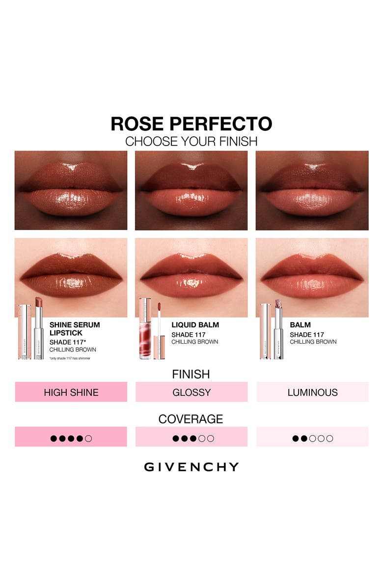 Givenchy Rose Perfecto Shine Serum Lip Oil Stick, Alternate, color, N117