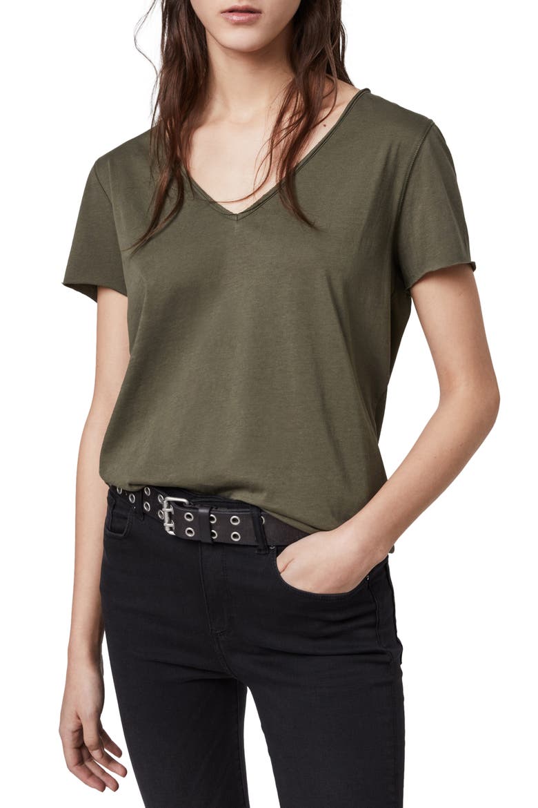 Emelyn Tonic Tee, Main, color, DRIFTWOOD KHAKI