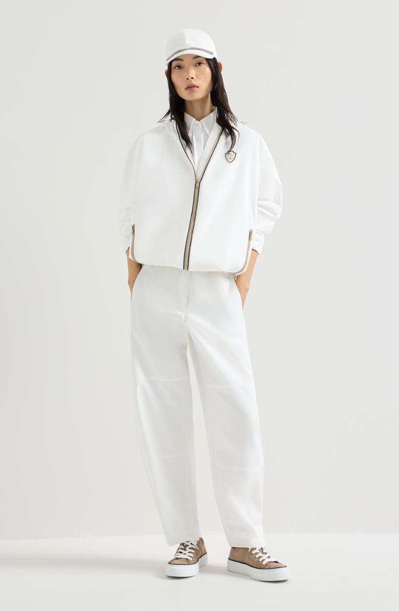 Brunello Cucinelli Nylon outerwear, Alternate, color, White