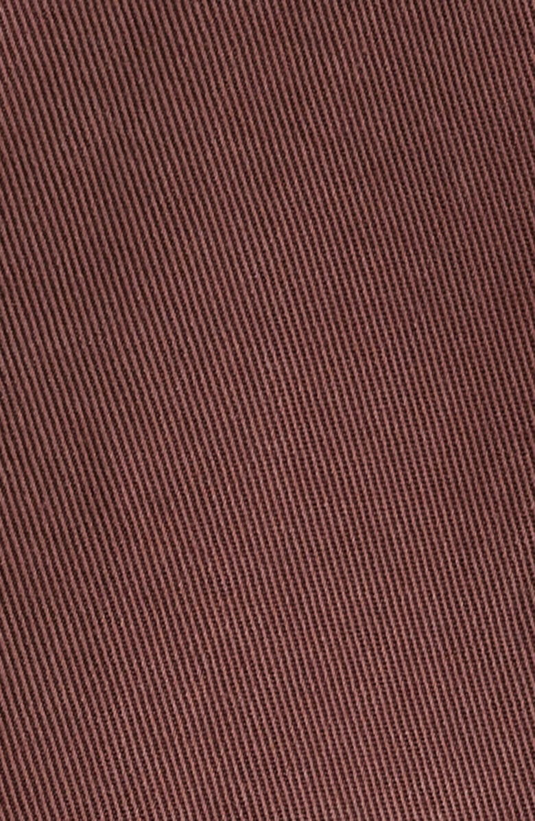 Cloth
Stone Tie Hem Twill Button-Up Shirt, Alternate, color, Chocolate Truffle