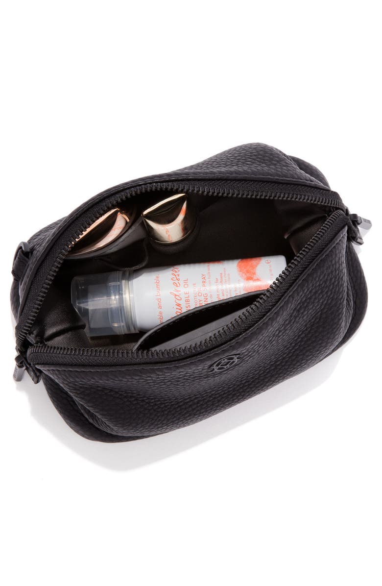 Dagne Dover Small Lola Leather Cosmetics Pouch, Alternate, color,