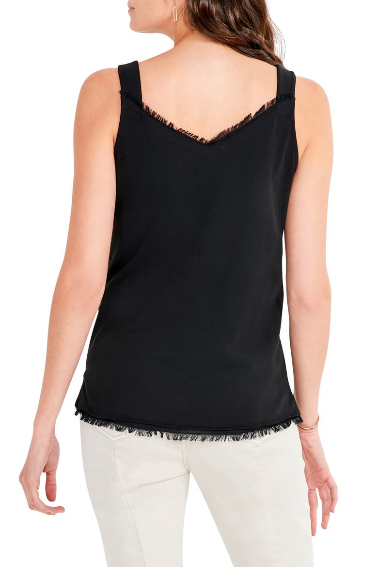 Fringe Knit Camisole, Alternate, color, BLACK ONYX