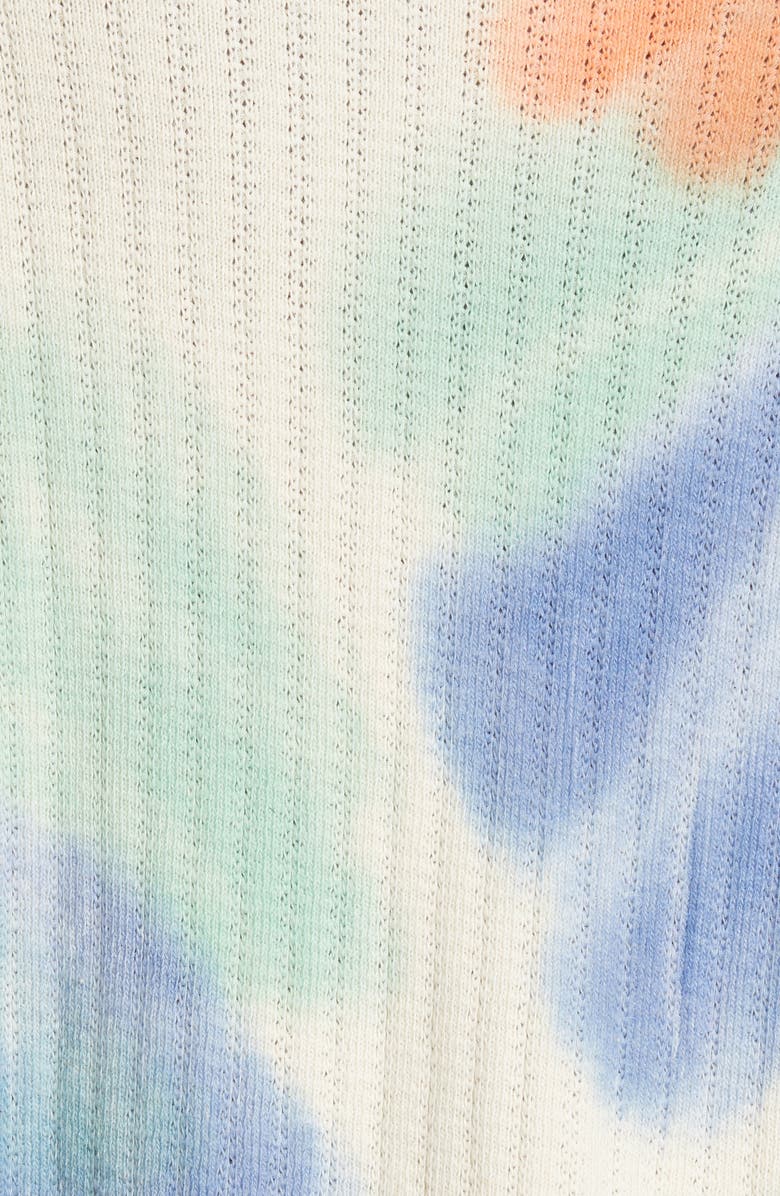 The Elder Statesman Brush Revival Pointelle Stitch Organic Cotton Cardigan, Alternate, color, 