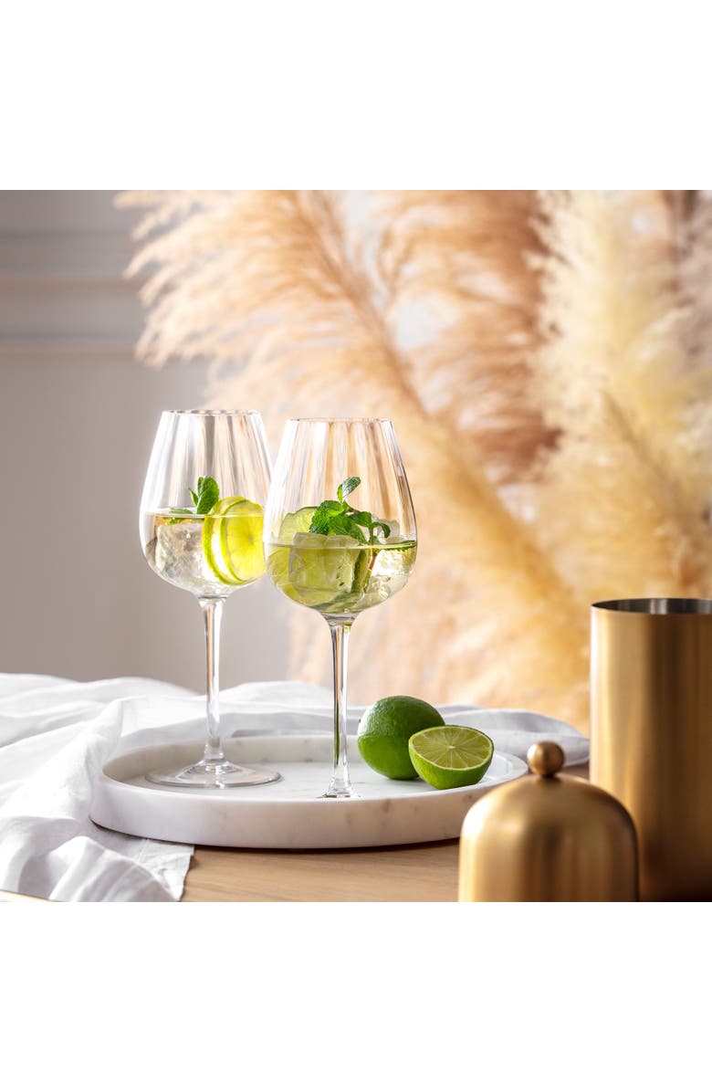 Villeroy
Boch Rose Garden White Wine Set of 4, Alternate, color, Clear