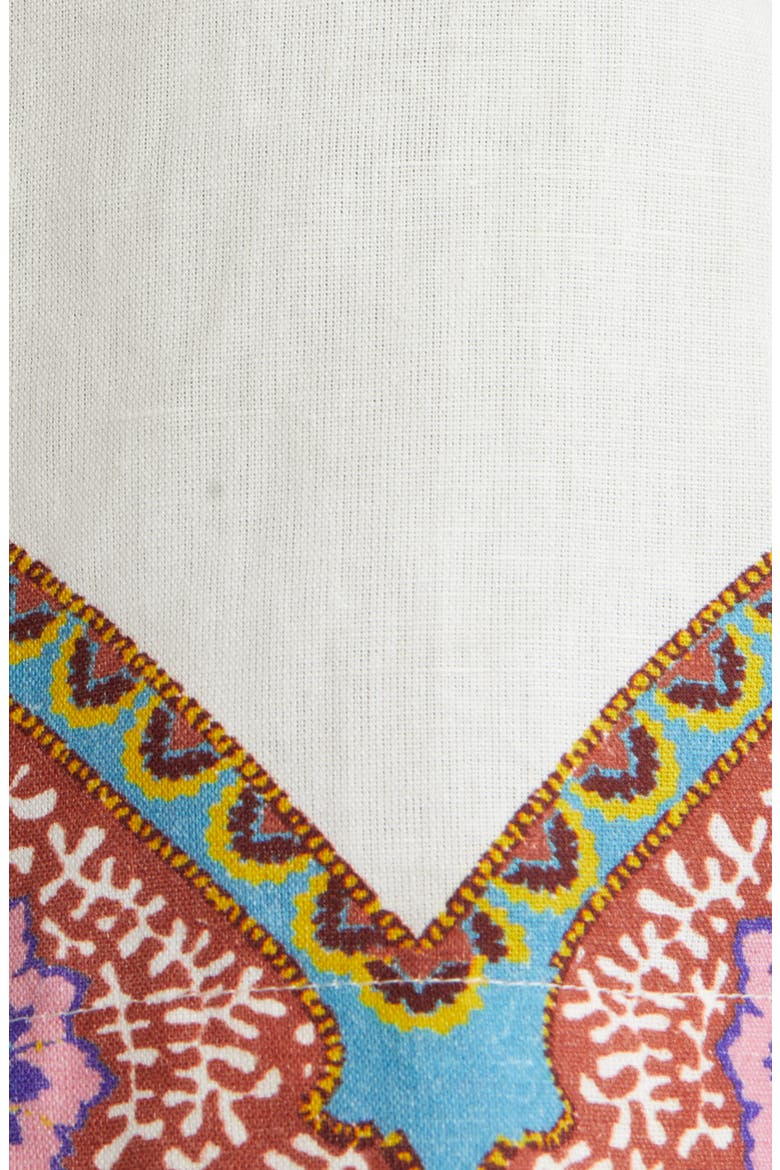 Jeni Cotton & Linen Button-Up Shirt, Alternate, color, LAGOS PRINT