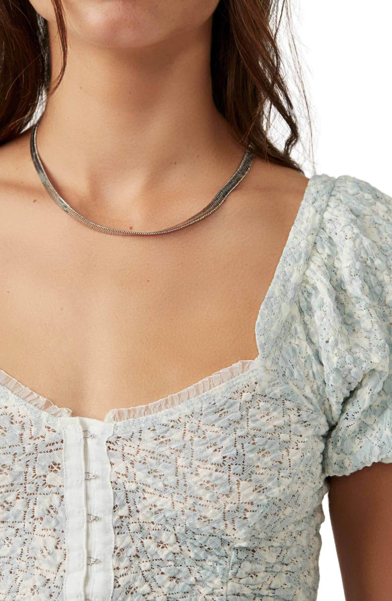 Free People Oh Baby Lace Crop Top, Alternate, color,