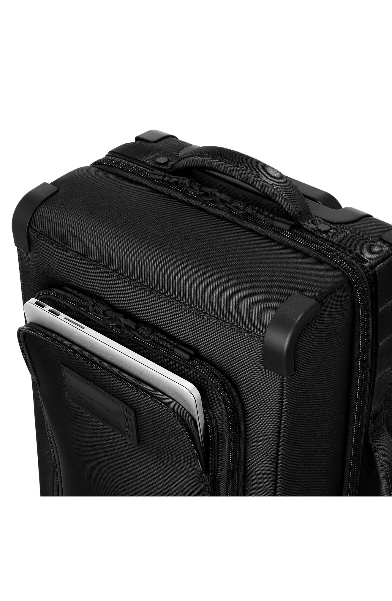 Dagne Dover Seattle Carry-On Rolling Luggage, Alternate, color, Onyx