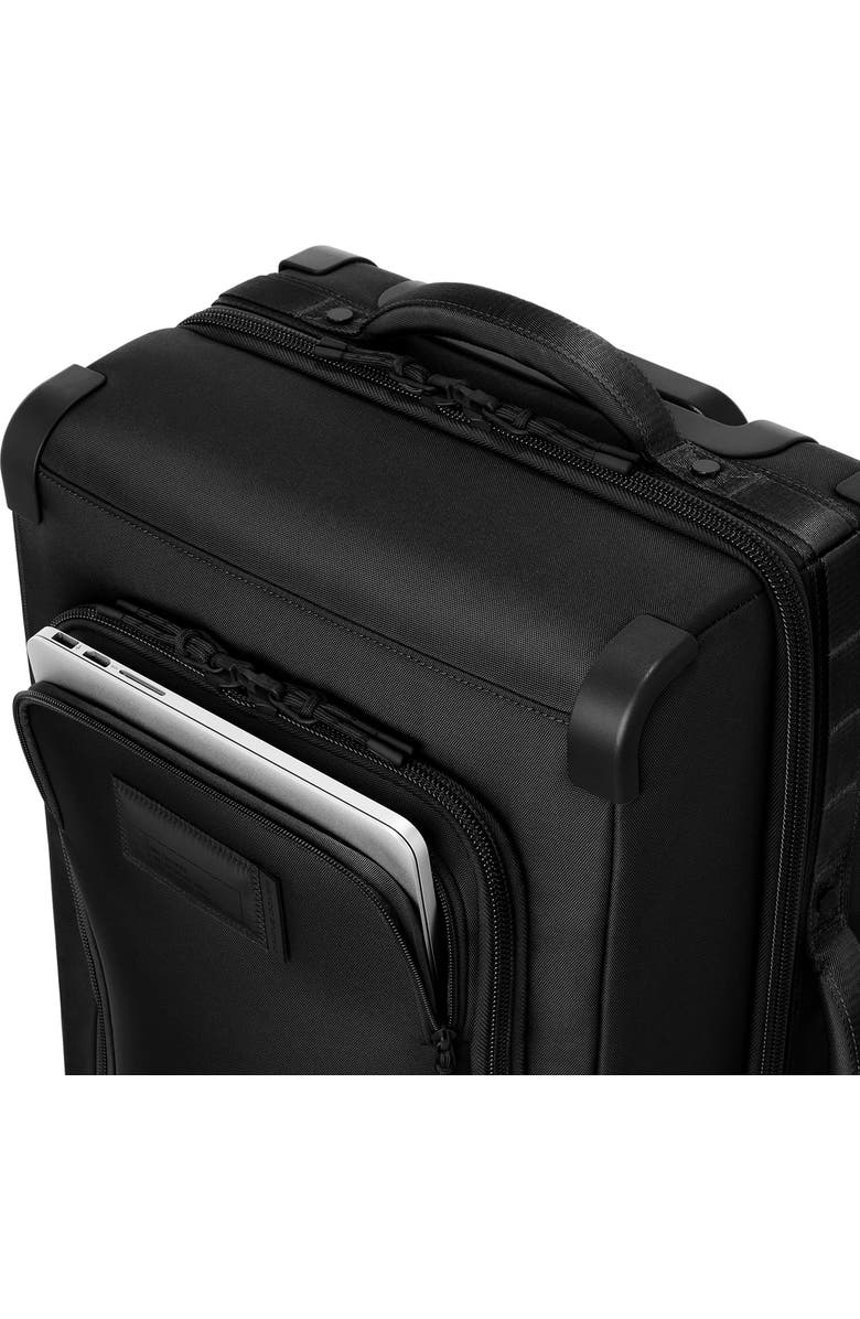 Dagne Dover Seattle Carry-On Rolling Luggage, Alternate, color, Onyx