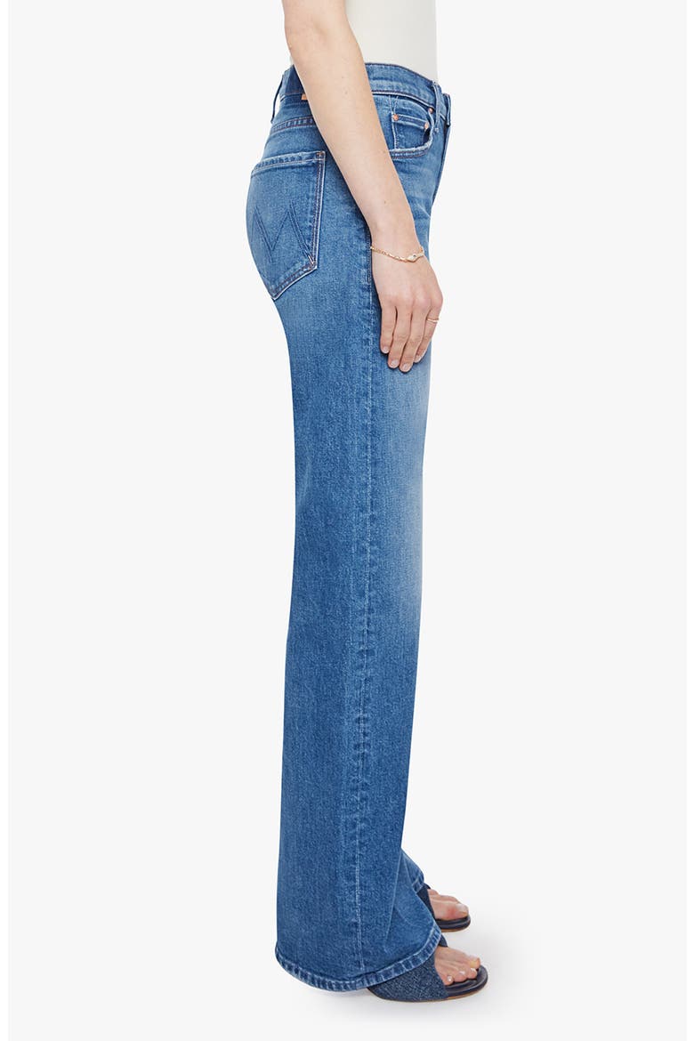The Lasso Sneak Mid Rise Wide Leg Jeans, Alternate, color, GET TWO BIRDS STONED