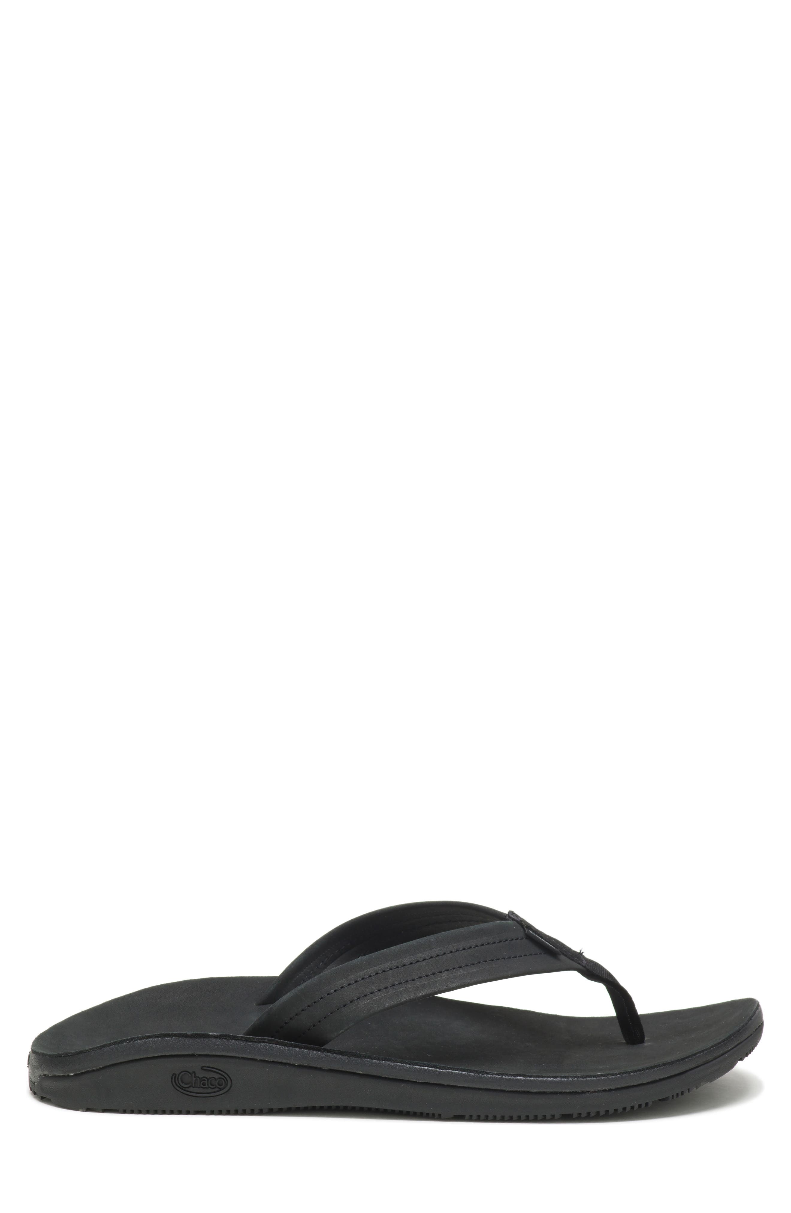 Chaco Leather Flip Flop, Alternate, color, 