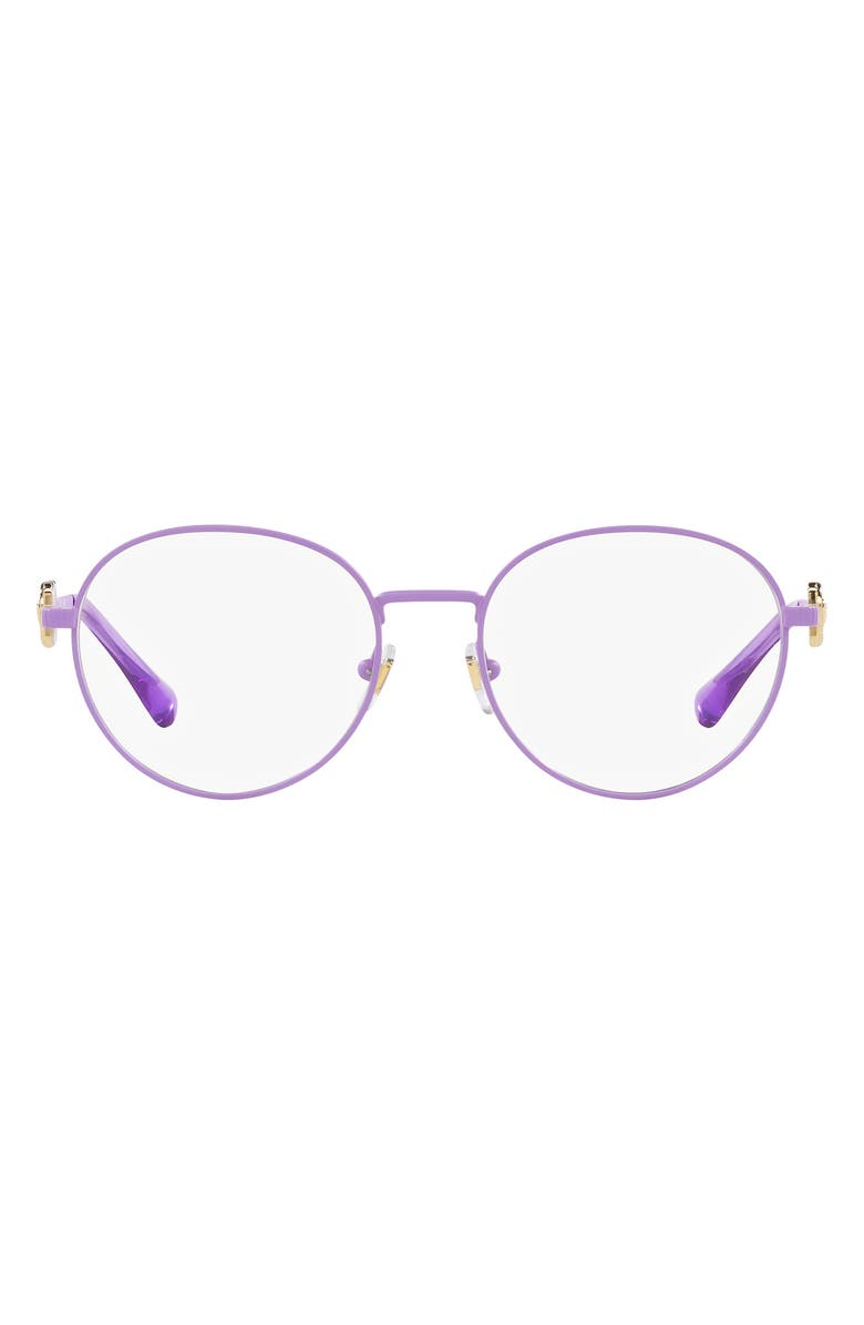 Versace 48mm Phantos Optical Glasses, Main, color, Violet