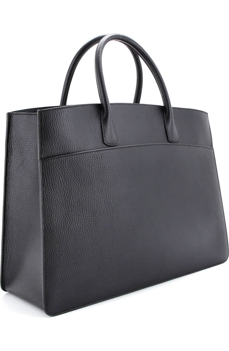 Pre-Owned Hermes White Bus Bag Leather 39, Alternate, color,