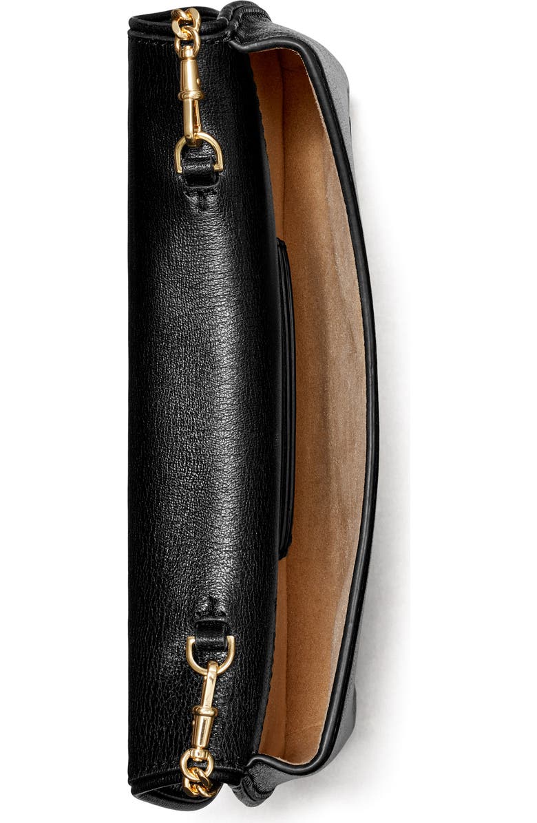 Tory Burch Reva Leather Clutch, Alternate, color,