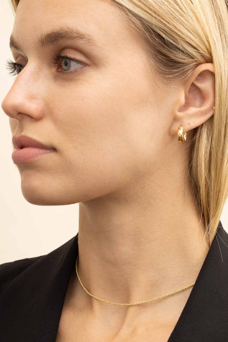 14K Gold Roman Rope Choker, Alternate, color, Yellow Gold