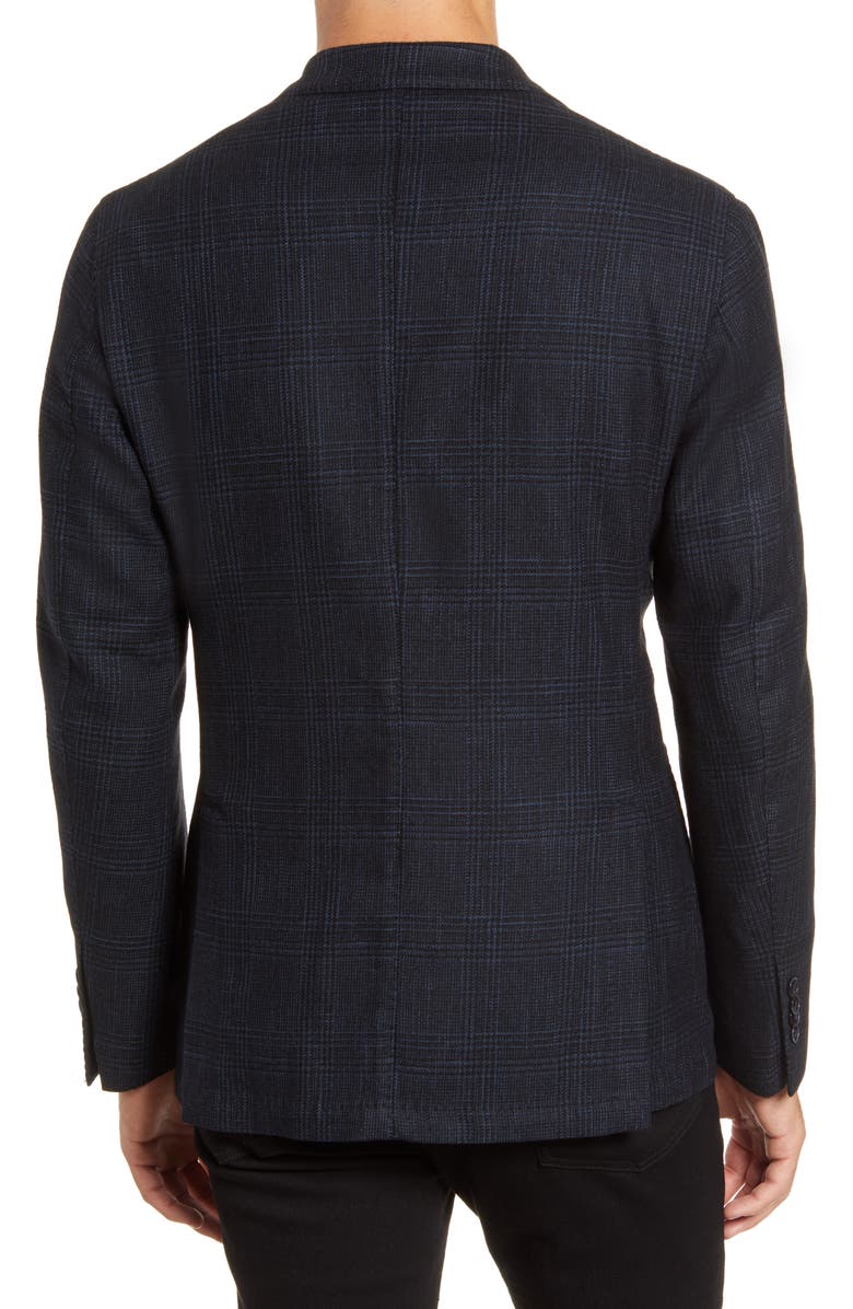 L.B.M. 1911 Trim Fit Plaid Cotton Blend Sport Coat, Alternate, color, 