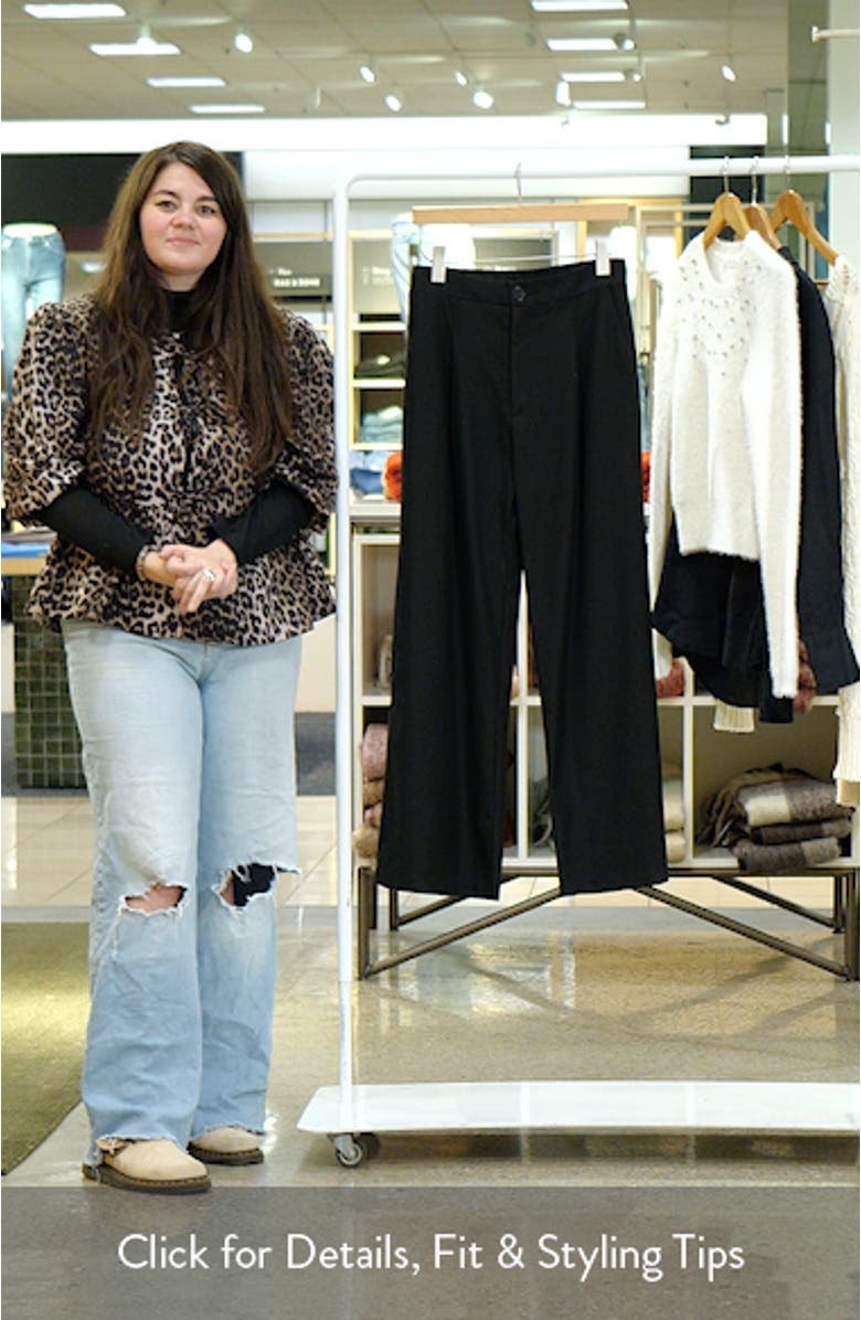 Mina High Waist Wide Leg Pants, sales video thumbnail