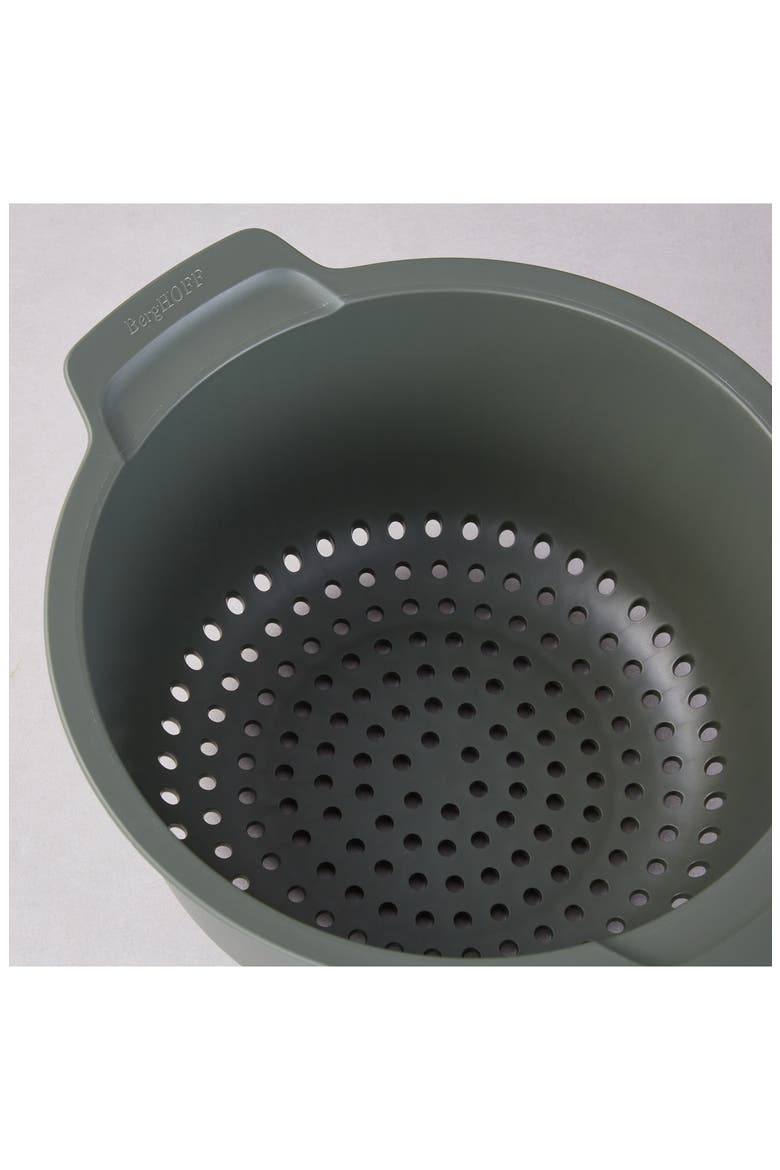 3-Piece Mixing Bowls & Colander Set, Alternate, color, GREEN