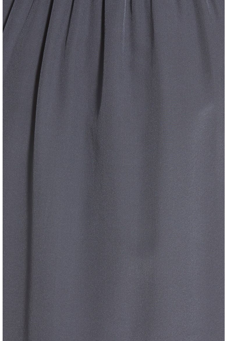 'Kali' Silk Surplice Dress, Alternate, color, STORM BLUE