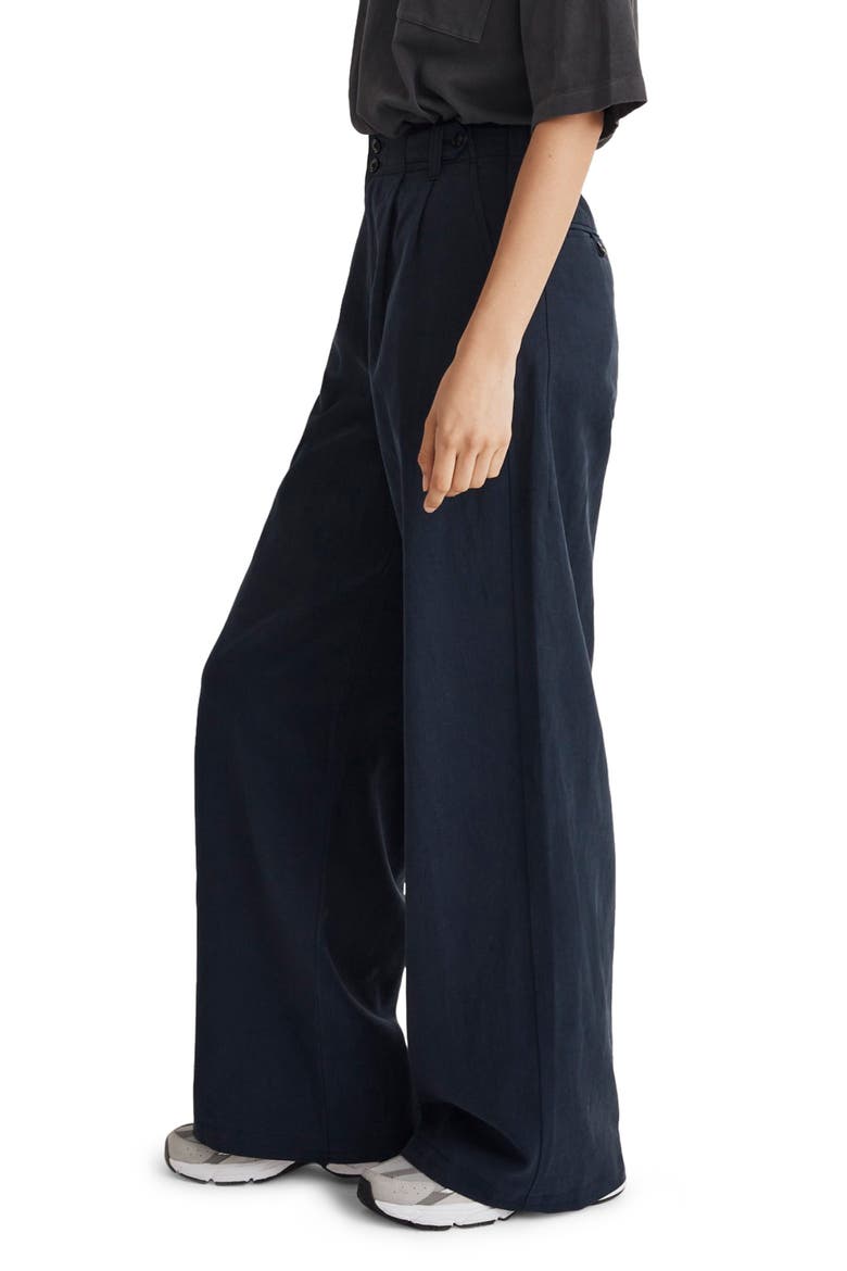 Harlow Wide Leg Pants, Alternate, color, DEEP INDIGO