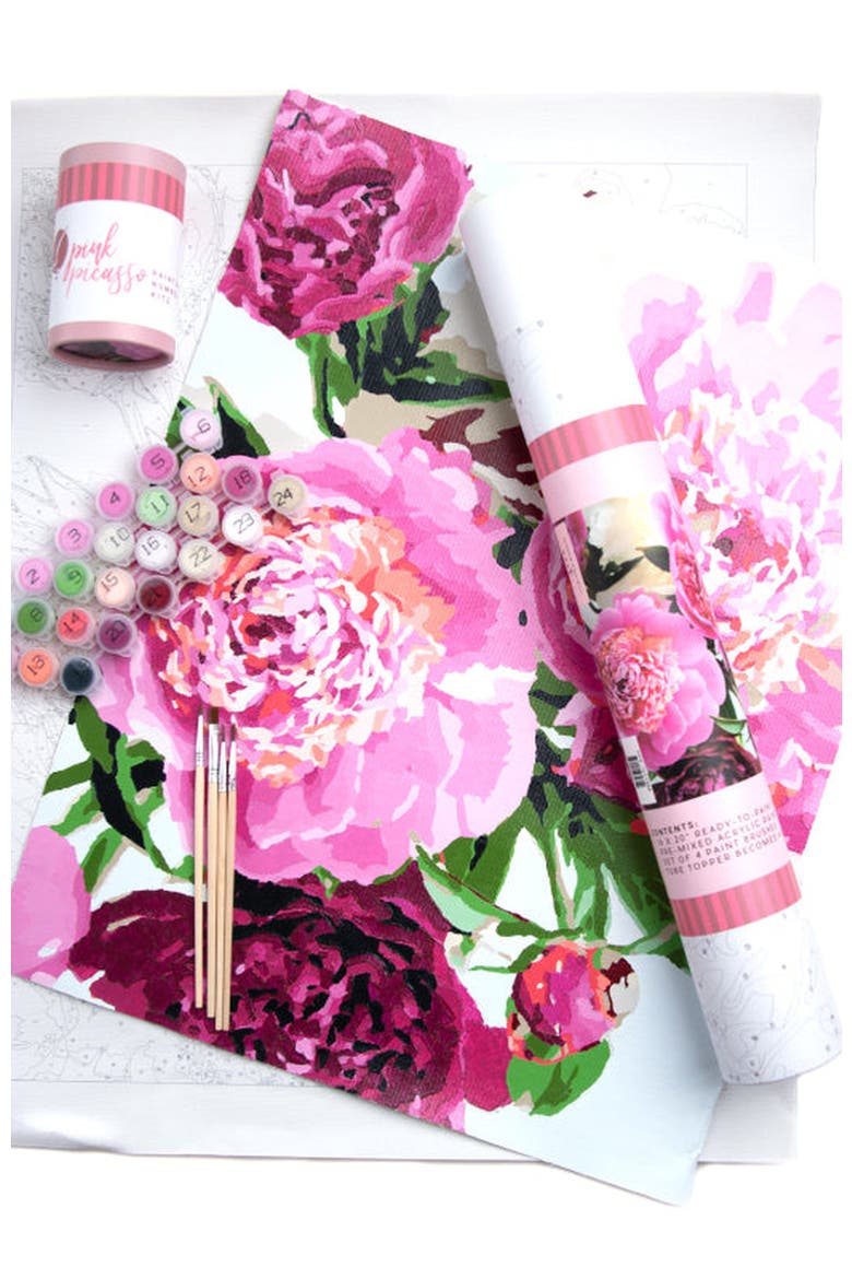 Magic Paint by Numbers Kit, Main, color, Magenta