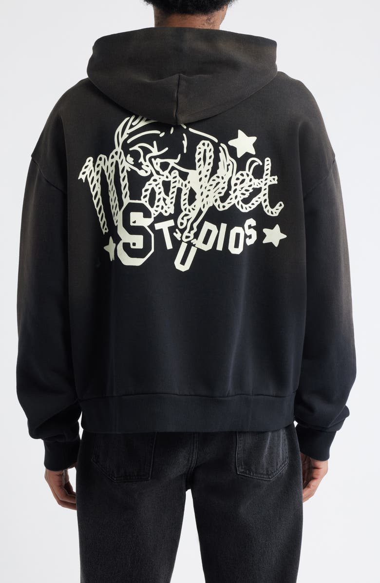 MARKET Old West Studios Graphic Hoodie, Alternate, color, Pirate-Black