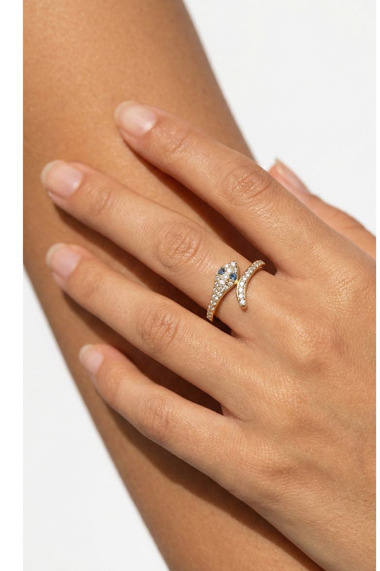 Snake Charmer Ring, Alternate, color, Gold