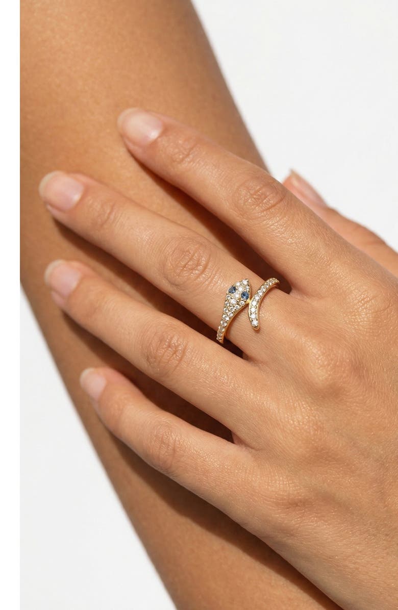NATIVE GEM Snake Charmer Ring, Alternate, color, Gold