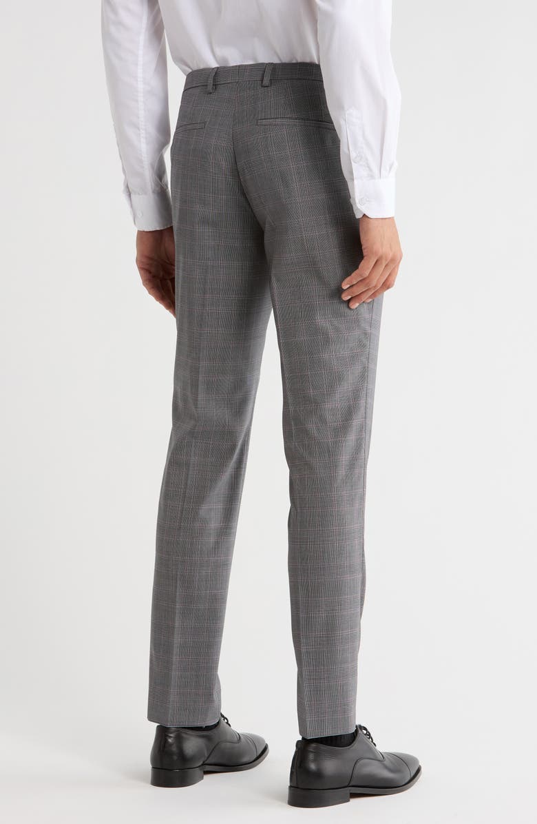 HUGO Hesten Wool Dress Pants, Alternate, color, Open Grey
