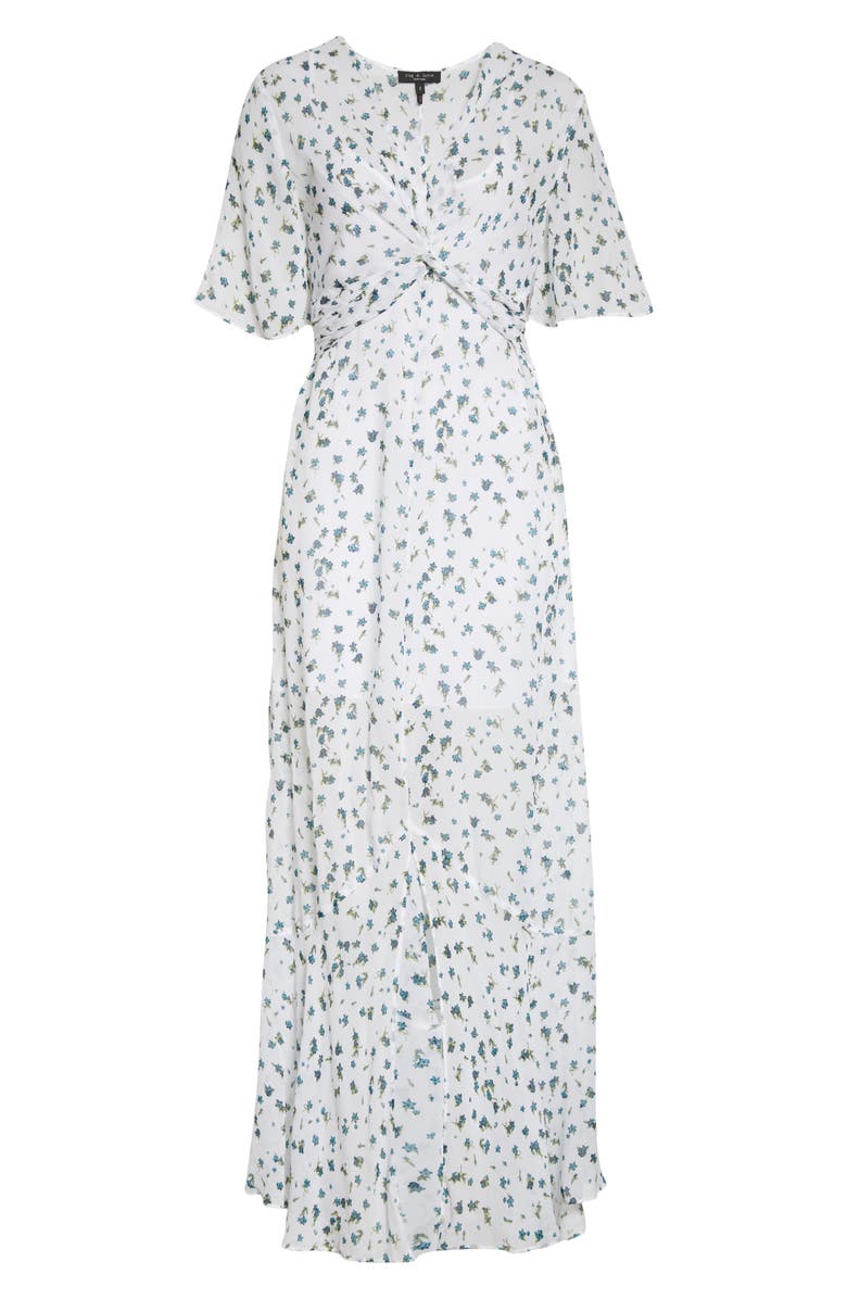 rag & bone Tamar Floral Print Maxi Dress, Alternate, color,