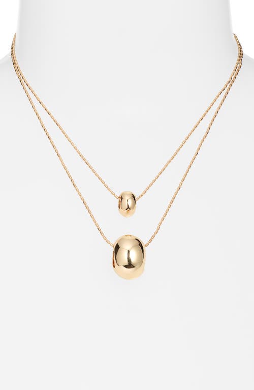 Open Edit Layered Orb Pendant Necklace
