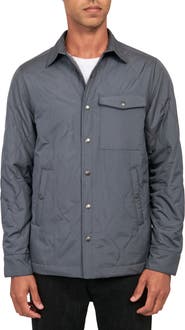 Brooklyn Brigade Solid Water Repellent Quilted Shirt Jacket