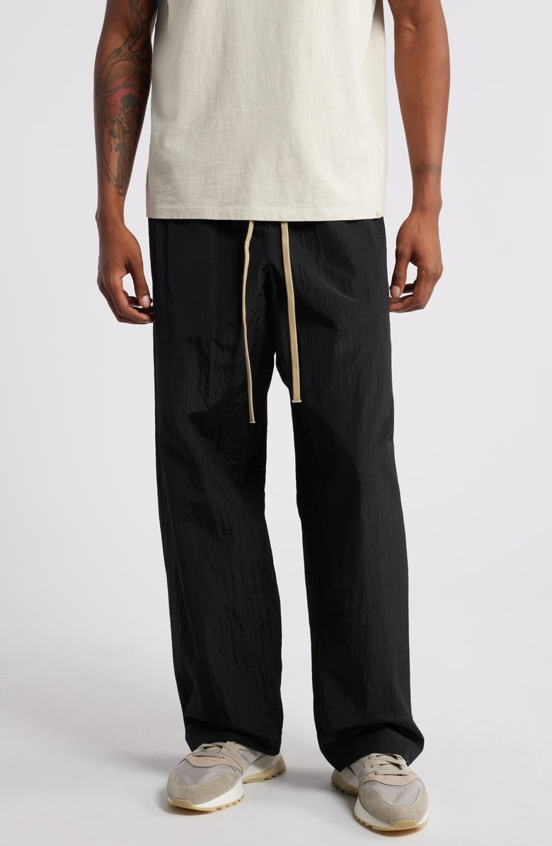 Fear of God Essentials Gender Inclusive Relaxed Fit Nylon Ripstop Pants, Main, color,