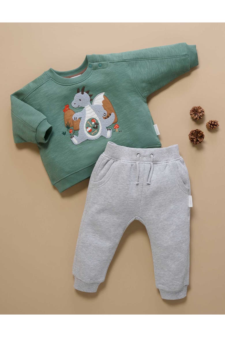 Hungry Dragon Sweater, Alternate, color, Glade